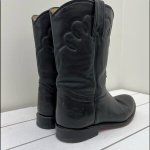 🤠🖤🐮RANCHO BLACK ANKLE WESTERN BOOTS🤠🖤🐮